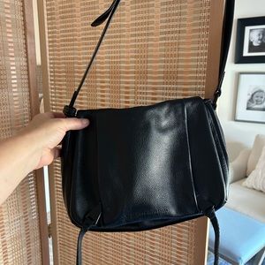 Designer Bag- Black Leather